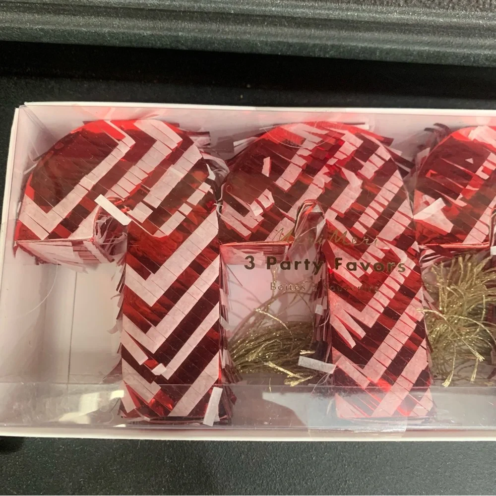 Meri Meri Mini Christmas Candy Canes Piñata Party Favors New in Box